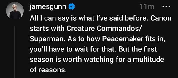 Peacemaker Season 2: James Gunn Done Writing Ep. 8; Season 1/New DCU