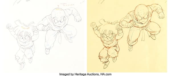 Original Dragon Ball Z Art. Credit: Heritage Auctions