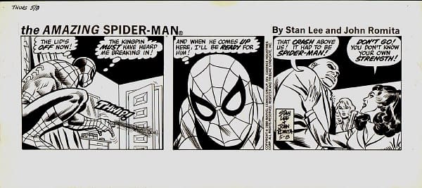 John Romita's Amazing Spider-Man: The Daily Strips Artist's Edition