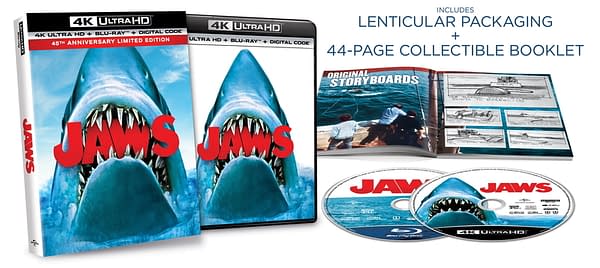 Jaws will release on 4K Blu-ray in June.