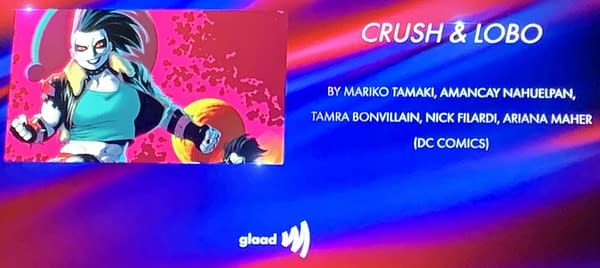 Crush & Lobo, Cheer Up! Love and Pompoms Win GLAAD Awards For Comics