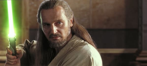 Star Wars Actor Liam Neeson Defends Phantom Menace, Defends Ahmed Best