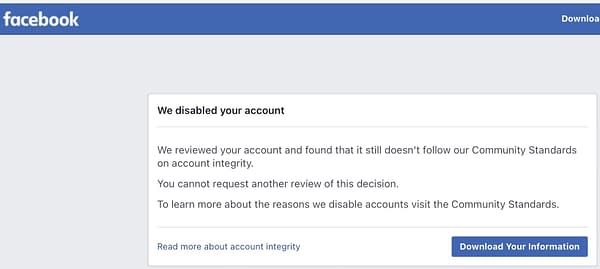 Bob Layton Banned from Facebook & Instagram - Can Anyone at Meta Help?