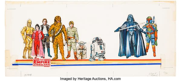 Rare Star Wars ESB Birthday Card Art On Auction At Heritage Right Now