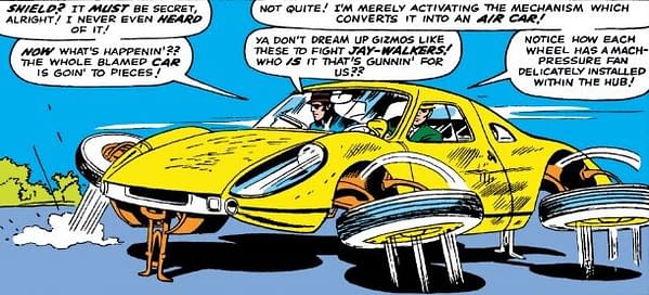 Professor Stefan Klein, Agent Of SHIELD, And His Flying Car