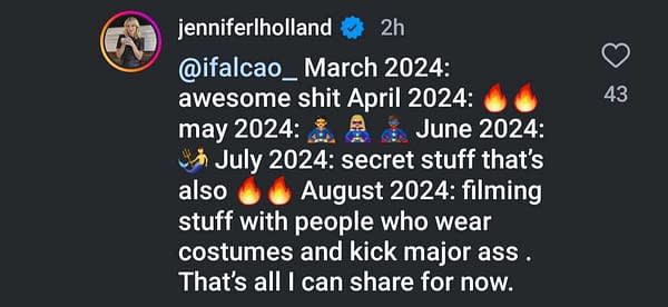 Jennifer Holland Offers Some Interesting Clues to New DCU Timeline
