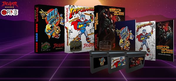A look at all three Atari Jaguar titles being released, courtesy of Funstock.