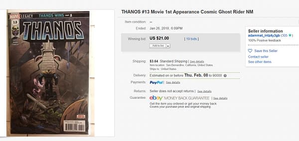 Thanos #13 Now a $20+ Comic, Goes to Third Printing
