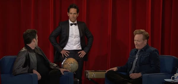 Paul Rudd Couldn't Let Conan O'Brien Leave Late Night Without A Gift