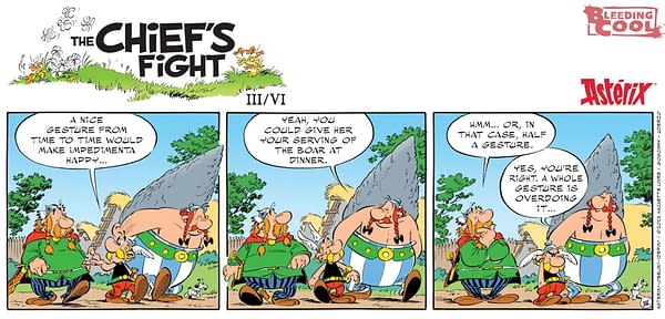 New Official Asterix Strip Published Today Exclusive To Bleeding Cool
