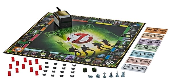 A better look at the Monopoly Ghostbusters gameboard, courtesy of Hasbro.