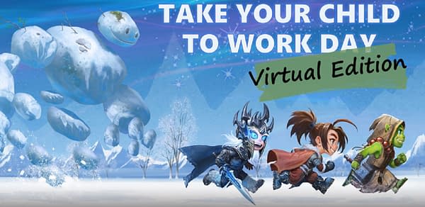 Blizzard held their own version of Take Your Child to Work Day.