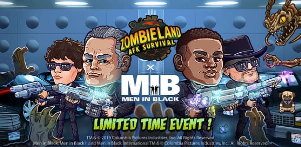 Zombieland: AFK Survival Gets A Men In Black Crossover
