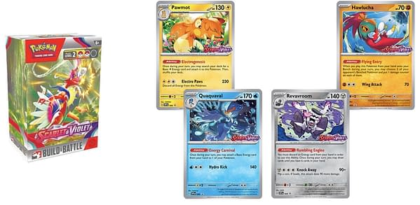 Scarlet & Violet cards & products. Credit: Pokémon TCG