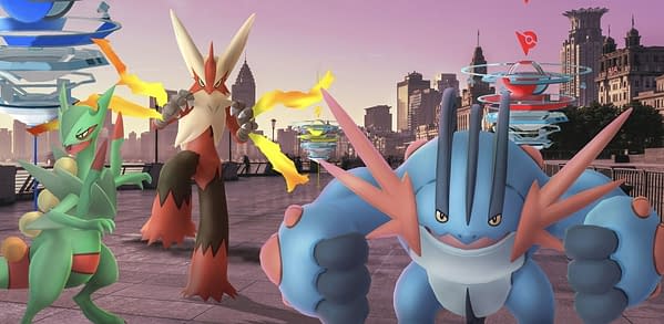 Mega Blaziken in Pokémon GO Players. Credit: Niantic