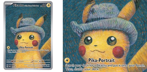 Van Gogh Pikachu promo. Credit: Pokémon TCG