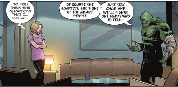 Janet From HR & King Croc In Poison Ivy (Spoilers)