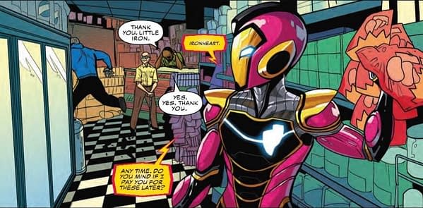 The Least You Can Do is Get Her Name Right&#8230;Next Week's Ironheart #2