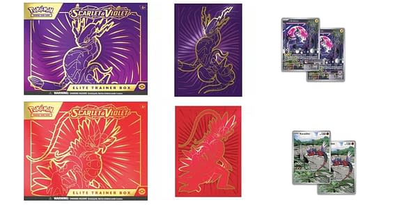 Scarlet & Violet cards & products. Credit: Pokémon TCG