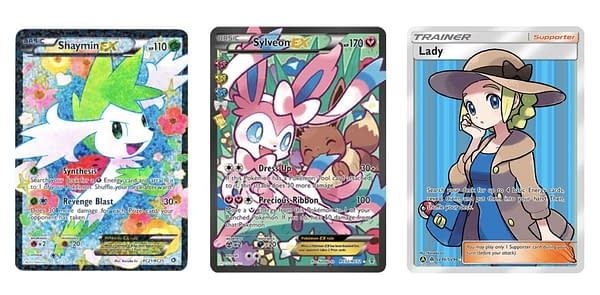 Kanako Eo cards. Credit: Pokémon TCG
