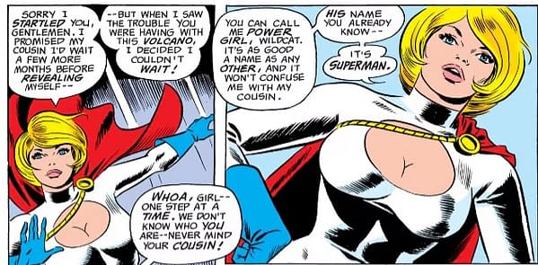 Power Girl Gets Her New Boob Window In The Shape Of Superman's Shield