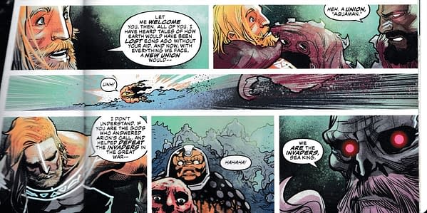 So Who Wrote These Words in Justice League and Aquaman: Drowned Earth? (Spoilers)