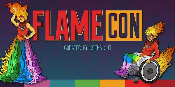 Flame Con Logo