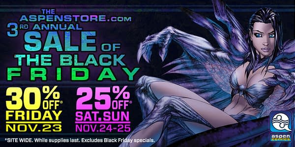 Black Friday Deals From DC, Marvel, Dark Horse, Aspen, Heavy Metal, ComiXTribe and More