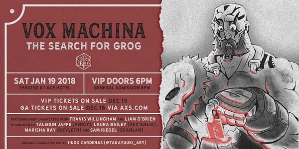 Critical Role to Bring Back Vox Machina for One Live Event