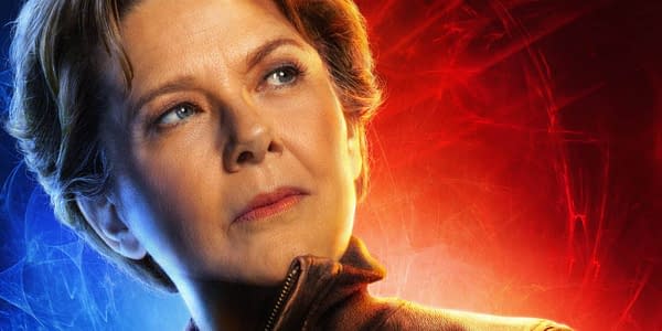 Annette Bening Sizes Up 'Captain Marvel' in New Clip