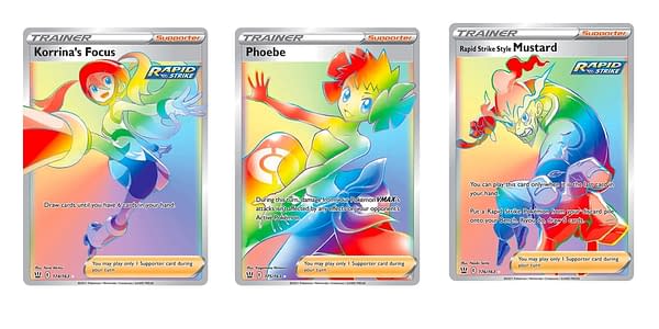 Cards of Battle Styles. Credit: Pokémon TCG