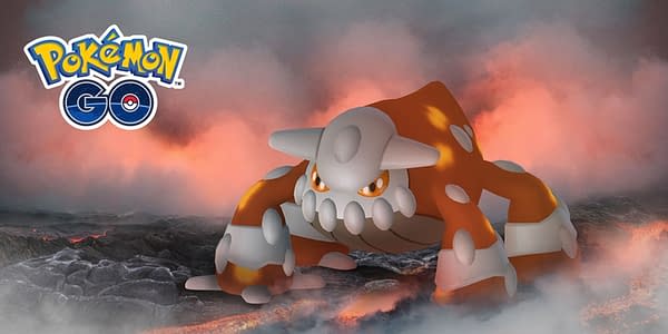 Heatran is the Next Legendary Raid Boss in Pokémon GO. Credit: Niantic