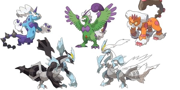 The Five Unreleased Unova Legendaries in Pokémon GO. Credit: The Pokémon Company