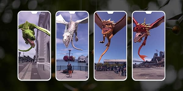 Dragon Week Features Regional Dragons in Harry Potter: Wizards Unite. Credit: Niantic