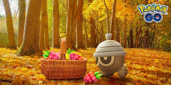 Autumn-themed promotional Pokémon GO poster. Credit: Niantic