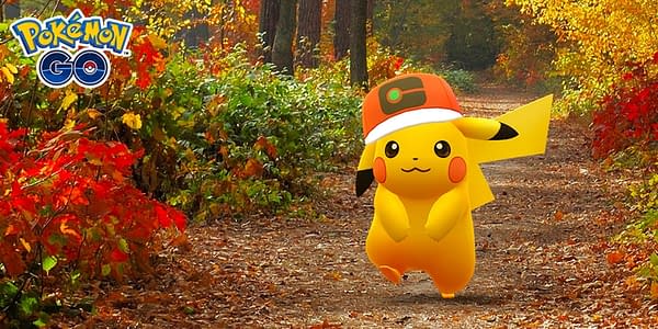 World Cap Pikachu promotional artwork in Pokémon GO. Credit: Niantic