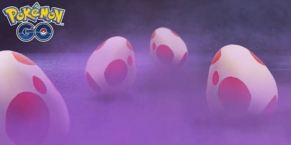 Strange Eggs promotional image in Pokémon GO. Credit: Niantic
