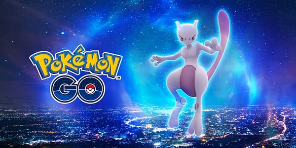 Mewtwo promotional image for Pokémon GO. Credit: Niantic