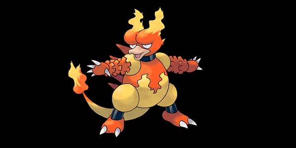 Magmar official artwork. Credit: The Pokémon Company International