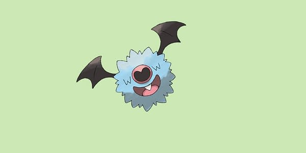 Woobat official artwork. Credit: The Pokémon Company International