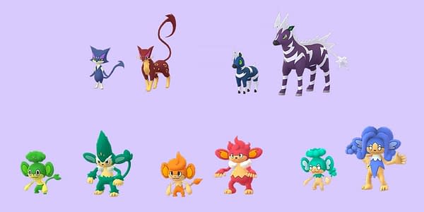 Unreleased Unova Shinies in Pokémon GO. Credit: Niantic