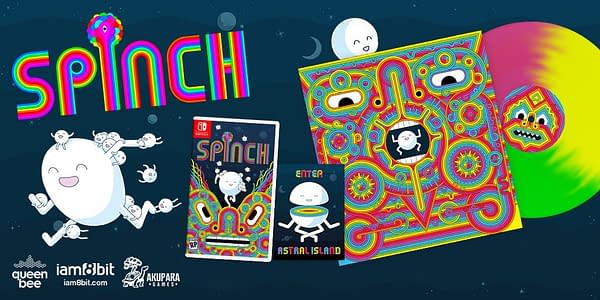 A look at the physical edition and soundtrack for Spinch, courtesy of Akupara Games.