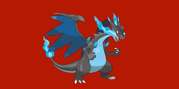 Mega Charizard X official artwork. Credit: The Pokémon Company