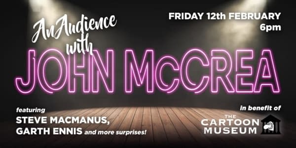 Garth Ennis & Steve McManus Join John McCrea For Cartoon Museum Event