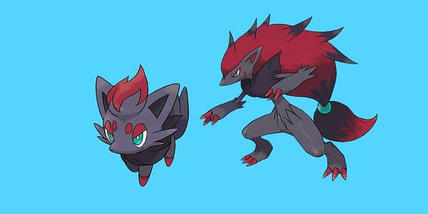 Zorua & Zororark official artwork. Credit: Pokémon Company International