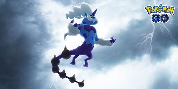 Thundurus in Pokémon GO. Credit: Niantic