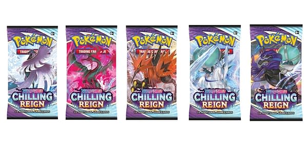 Chilling Reign pack art. Credit: Pokémon TCG