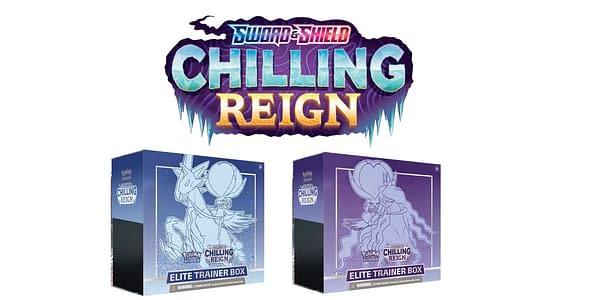 Chilling Reign logo and Elite Trainer Boxes. Credit: TPCI