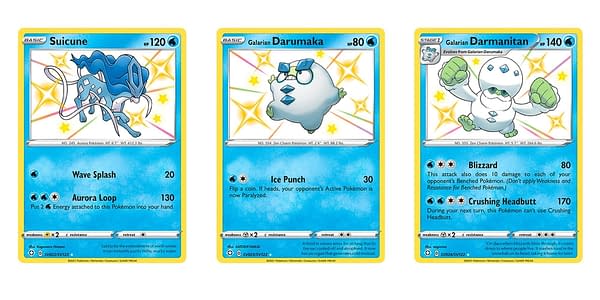Shiny Pokémon Cards of Shining Fates. Credit: Pokémon TCG
