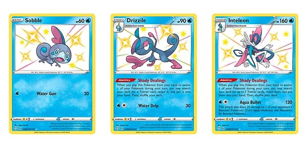 Shiny cards of Shining Fates. Credit: Pokémon TCG